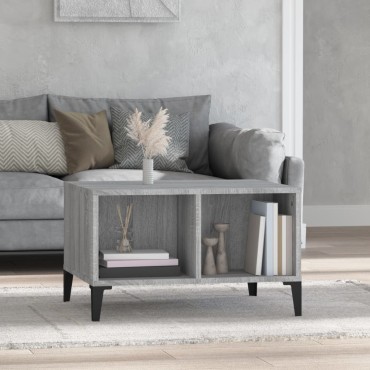 vidaXL Τραπεζάκι Σαλονιού Γκρι Sonoma 60x50x36,5cm Επεξεργασμένο Ξύλο 1 τεμ.
