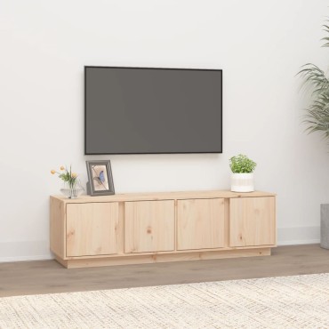 vidaXL Έπιπλο Τηλεόρασης 140x40x40cm από Μασίφ Ξύλο Πεύκου