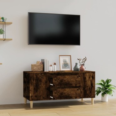 vidaXL Έπιπλο Τηλεόρασης Καπνιστή Δρυς 102x44,5x50cm Επεξ. Ξύλο