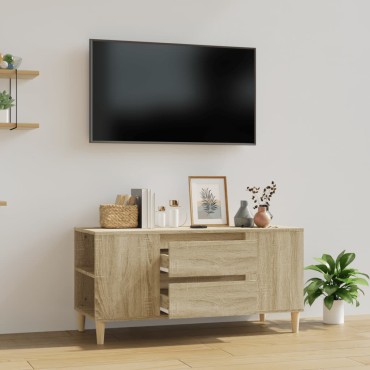 vidaXL Έπιπλο Τηλεόρασης Sonoma Δρυς 102x44,5x50cm Επεξ. Ξύλο