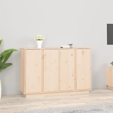 vidaXL Μπουφές 120x35x80cm από Μασίφ Ξύλο Πεύκου 1 τεμ.