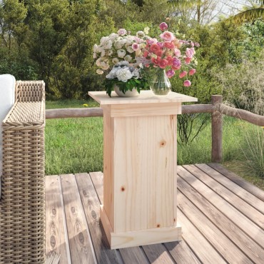 vidaXL Βάση Λουλουδιών 40x40x60cm από Μασίφ Ξύλο Πεύκου