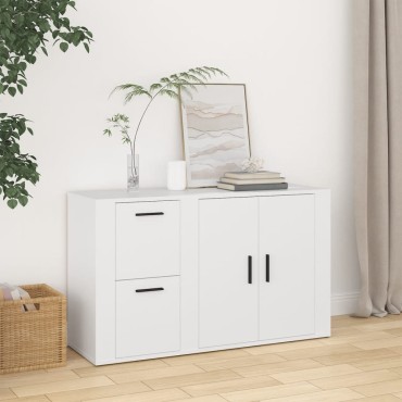 vidaXL Ντουλάπι Λευκό 100x33x59,5cm από Επεξεργασμένο Ξύλο 1 τεμ.