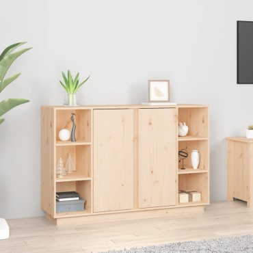 vidaXL Μπουφές 120x35x80cm από Μασίφ Ξύλο Πεύκου 1 τεμ.