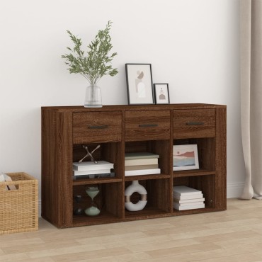 vidaXL Ντουλάπι Καφέ Δρυς 100x30x59,5cm από Επεξεργασμένο Ξύλο 1 τεμ.