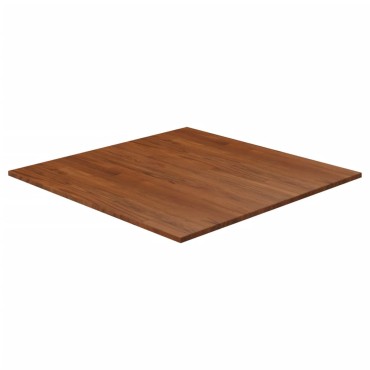 vidaXL Επιφάνεια Τραπεζιού Τετράγωνη Σκ. Καφέ 80x80x1,5cm Ξύλο Δρυς 1 τεμ.