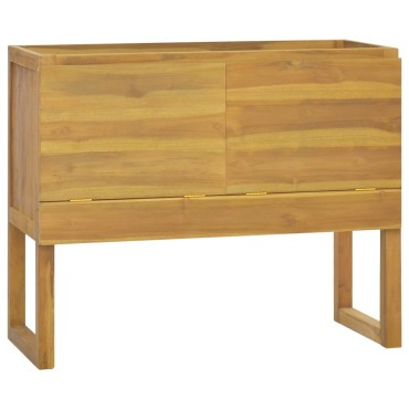 vidaXL Έπιπλο Μπάνιου 90x40x75,5cm από Μασίφ Ξύλο Teak 1 τεμ.