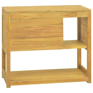 vidaXL Έπιπλο Μπάνιου 85x40x75cm από Μασίφ Ξύλο Teak 1 τεμ.