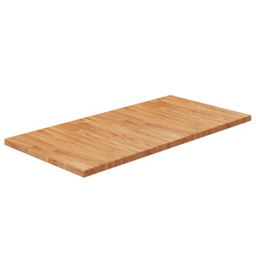vidaXL Πάγκος Μπάνιου Ανοιχτό Καφέ 100x50x2,5 εκ. Επεξ. Μασίφ Ξύλο