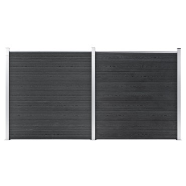vidaXL Πάνελ Περίφραξης Γκρι 353x186cm από WPC