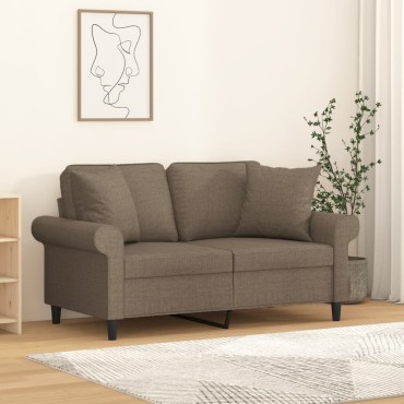 vidaXL Μαξιλάρια Διακοσμητικά 2 τεμ. Taupe 40 x 40 εκ. Υφασμάτινα