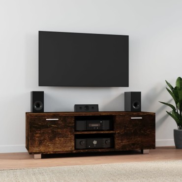vidaXL Έπιπλο Τηλεόρασης Καπνιστή Δρυς 120x40,5x35cm Επεξ. Ξύλο