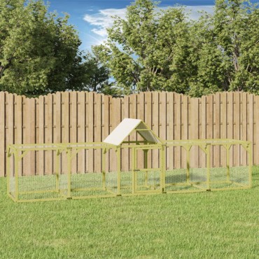vidaXL Κοτέτσι 500x100x150 εκ. από Μασίφ Εμποτισμένο Ξύλο Πεύκου