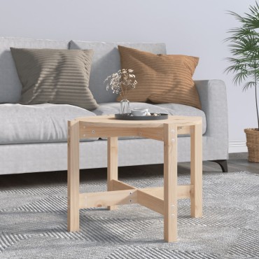vidaXL Τραπεζάκι Σαλονιού 62,5x45cm από Μασίφ Ξύλο Πεύκου 1 τεμ.
