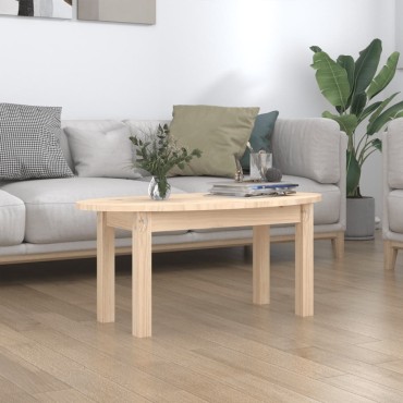 vidaXL Τραπεζάκι Σαλονιού 80x40x35cm από Μασίφ Ξύλο Πεύκου 1 τεμ.