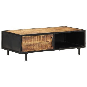 vidaXL Τραπεζάκι Σαλονιού 105x50x35cm από Ακατέργαστο Ξύλο Μάνγκο 1 τεμ.