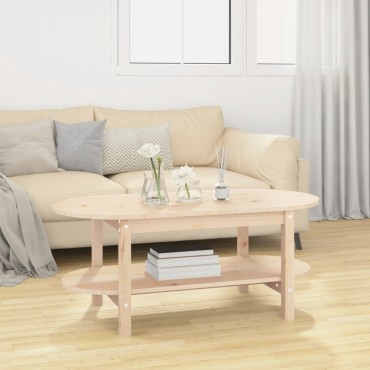 vidaXL Τραπεζάκι Σαλονιού 110x55x45cm από Μασίφ Ξύλο Πεύκου 1 τεμ.