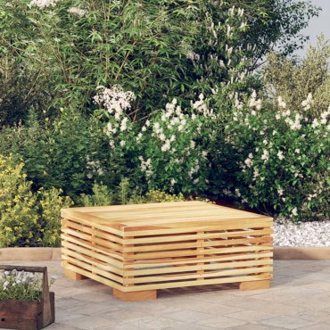 vidaXL Τραπεζάκι Κήπου 69,5x69,5x31cm από Μασίφ Ξύλο Teak