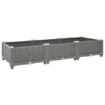 vidaXL Ζαρντινιέρα 120 x 40 x 23 εκ. από Πολυπροπυλένιο