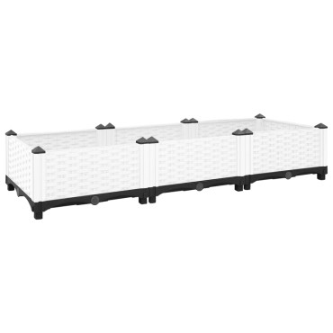 vidaXL Ζαρντινιέρα 120 x 40 x 23 εκ. από Πολυπροπυλένιο
