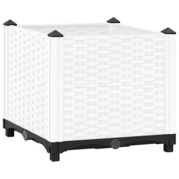 vidaXL Ζαρντινιέρα 40 x 40 x 38 εκ. από Πολυπροπυλένιο