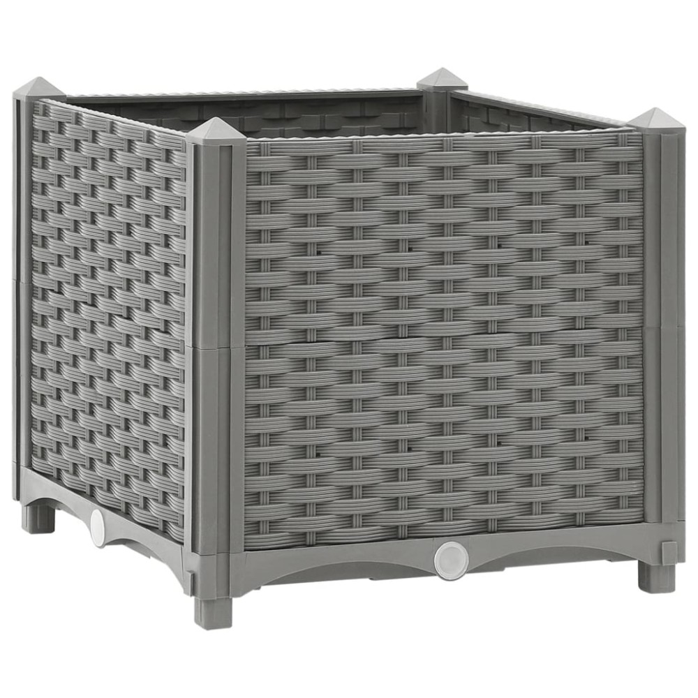 vidaXL Ζαρντινιέρα 40 x 40 x 38 εκ. από Πολυπροπυλένιο