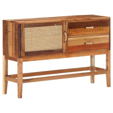 vidaXL Ντουλάπι με Συρτάρια 118x30x76cm Μασίφ Ανακυκλωμένο Ξύλο 1 τεμ.