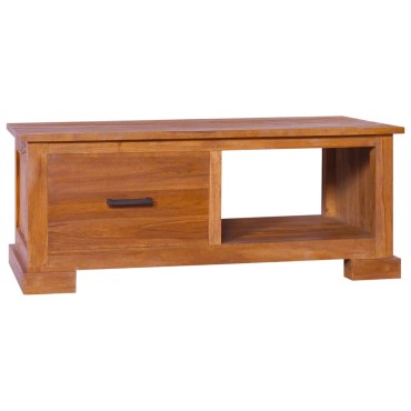vidaXL Έπιπλο Τηλεόρασης 90x50x37cm από Μασίφ Ξύλο Teak