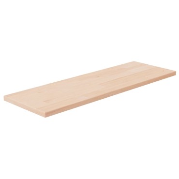 vidaXL Ράφι 60x20x1,5cm από Ακατέργαστο Μασίφ Ξύλο Δρυός 1 τεμ.