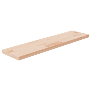 vidaXL Ράφι 80x20x2,5cm από Ακατέργαστο Μασίφ Ξύλο Δρυός 1 τεμ.