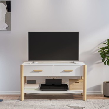 vidaXL Έπιπλο Τηλεόρασης Λευκό 82x38x45cm Επεξεργασμένο Ξύλο