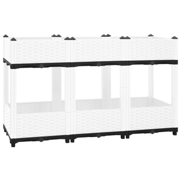 vidaXL Ζαρντινιέρα 120 x 40 x 71 εκ. από Πολυπροπυλένιο