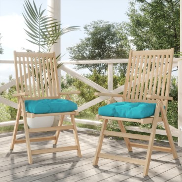 vidaXL Μαξιλάρι Παλέτας Τιρκουάζ 60x60x12cm Υφασμάτινο