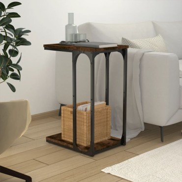 vidaXL Βοηθητικό Τραπέζι Καπνιστή Δρυς 40x30x60cm Επεξεργασμένο Ξύλο 1 τεμ.