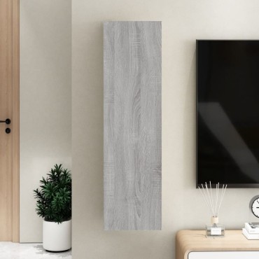 vidaXL Έπιπλο Τηλεόρασης Επιτοίχιο Γκρι Sonoma 30,5x30x110cm