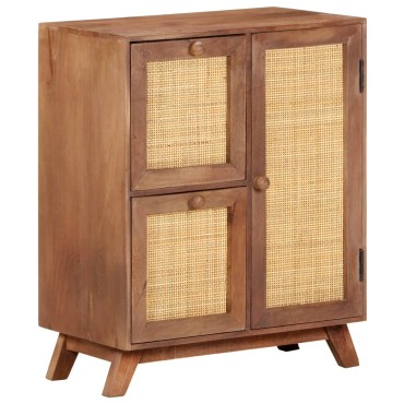 vidaXL Ντουλάπι 60x35x75cm από Μασίφ Ξύλο Μάνγκο 1 τεμ.