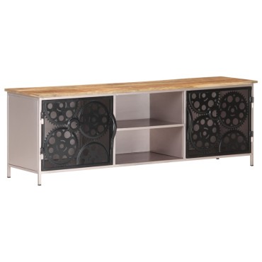 vidaXL Έπιπλο Τηλεόρασης 120x30x40cm από Ακατέργαστο Ξύλο Μάνγκο