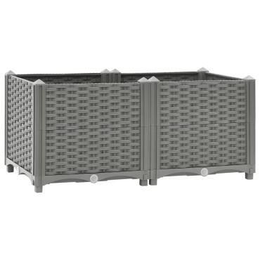 vidaXL Ζαρντινιέρα 80 x 40 x 38 εκ. από Πολυπροπυλένιο