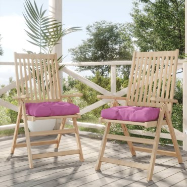vidaXL Μαξιλάρι Παλέτας Ροζ 60x60x12cm Υφασμάτινο