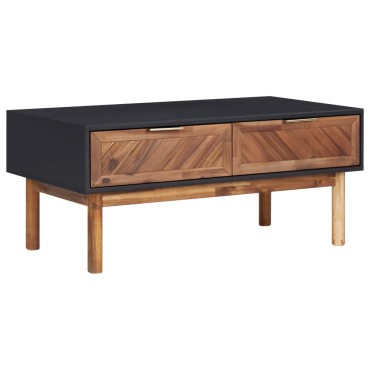 vidaXL Τραπεζάκι Σαλονιού 90x50x40cm από Μασίφ Ξύλο Ακακίας & MDF 1 τεμ.