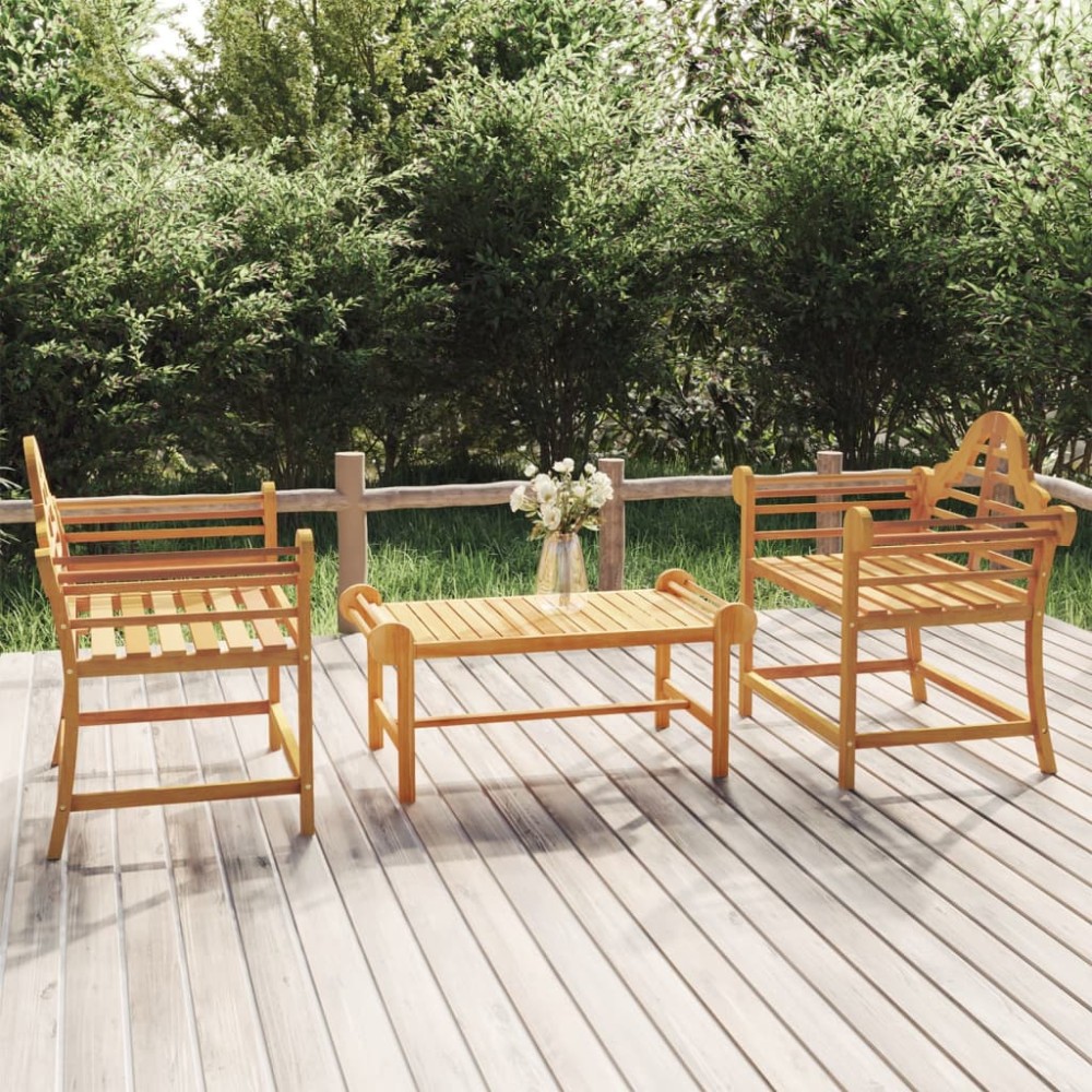 vidaXL Καρέκλες Κήπου 2 τεμ. 91x62x94cm από Μασίφ Ξύλο Teak