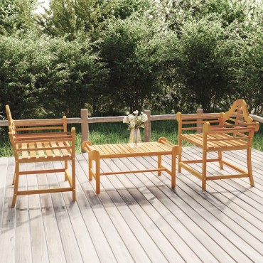 vidaXL Καρέκλες Κήπου 2 τεμ. 91x62x94cm από Μασίφ Ξύλο Teak