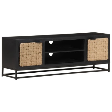 vidaXL Έπιπλο Τηλεόρασης 120x30x40cm από Μασίφ Ξύλο Μάνγκο