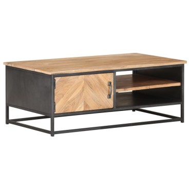vidaXL Τραπεζάκι Σαλονιού 90x50x35cm από Μασίφ Ξύλο Ακακίας 1 τεμ.