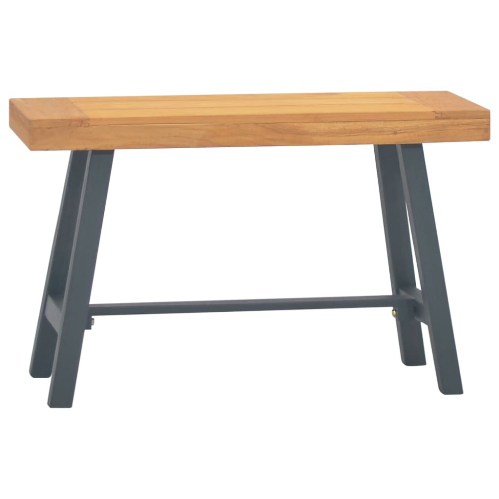 vidaXL Παγκάκι από Μασίφ Ξύλο Teak 80x30x50cm 1 τεμ.
