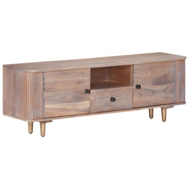 vidaXL Έπιπλο Τηλεόρασης 118x30x40cm από Μασίφ Ξύλο Ακακίας