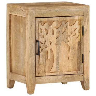 vidaXL Κομοδίνο 40x30x50cm από Μασίφ Ξύλο Μάνγκο 1 τεμ.