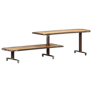vidaXL Έπιπλο Τηλεόρασης 160x30x40cm από Μασίφ Ξύλο Μάνγκο