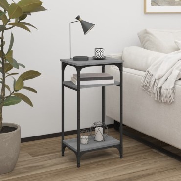 vidaXL Βοηθητικό Τραπέζι Γκρι Sonoma 40x30x75cm Επεξεργασμένο Ξύλο 1 τεμ.