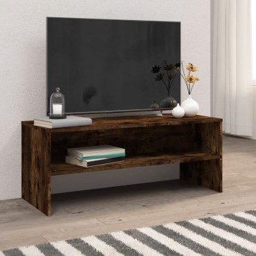 vidaXL Έπιπλο Τηλεόρασης Καπνιστή Δρυς 100x40x40cm Επεξ. Ξύλο